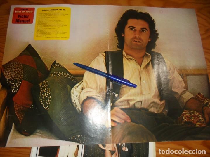 Coleccionismo de Revistas y Peri&oacute;dicos: RECORTE : POSTER CON CANCION : VICTOR MANUEL. 46 X 33 CM. SEMANA, JUNIO 1979 (#)