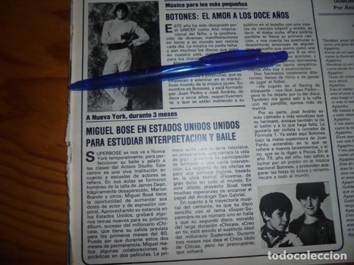Coleccionismo de Revistas y Peri&oacute;dicos: RECORTE : MIGUEL BOSE, EN ESTADOS UNIDOS. SEMANA, NOVMBRE 1979 (#)