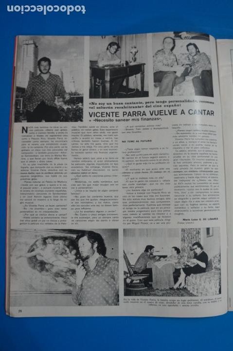 Coleccionismo de Revistas y Peri&oacute;dicos: RECORTE CLIPPING DE VICENTE PARRA REVISTA SEMANA N&ordm; 1690 PAG. 28 L11