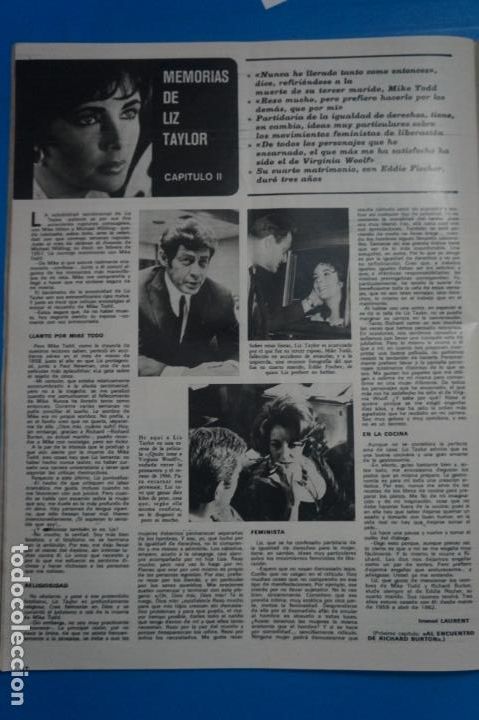 Coleccionismo de Revistas y Peri&oacute;dicos: RECORTE CLIPPING DE LIZ TAYLOR REVISTA SEMANA N&ordm; 1713 PAG. 72 L11