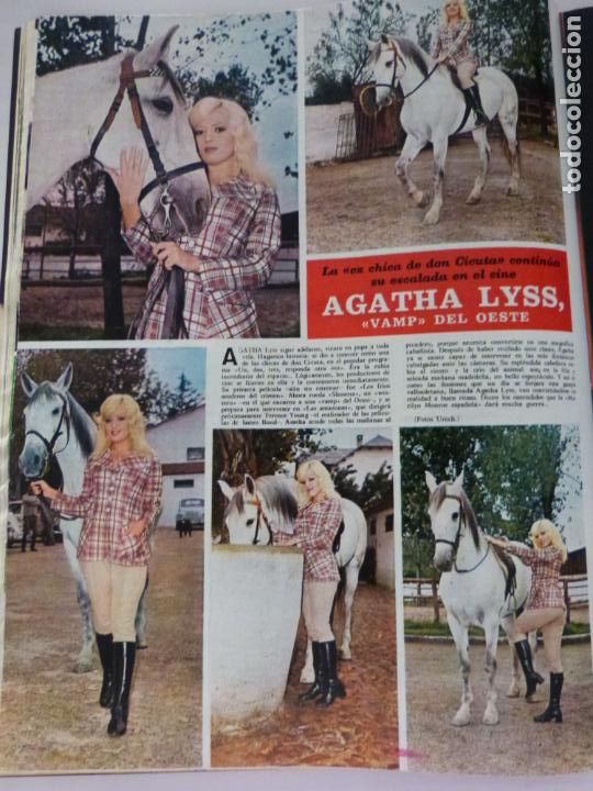 Coleccionismo de Revistas y Peri&oacute;dicos: RECORTE CLIPPING DE AGATHA LYSS REVISTA SEMANA N&ordm; 1708 PAG. 44 L12