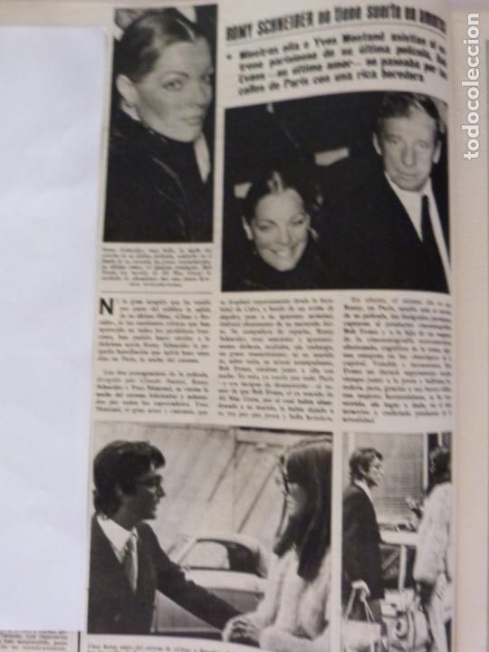 Coleccionismo de Revistas y Peri&oacute;dicos: RECORTE CLIPPING DE ROMY SCHNEIDER REVISTA SEMANA N&ordm; 1708 PAG. 24 L12