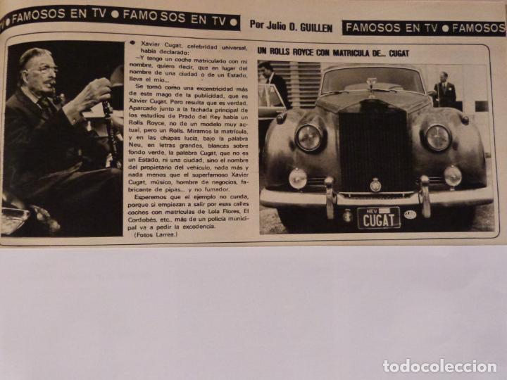 Coleccionismo de Revistas y Peri&oacute;dicos: RECORTE CLIPPING DE XAVIER CUGAT REVISTA SEMANA N&ordm; 1712 PAG. 73 L12