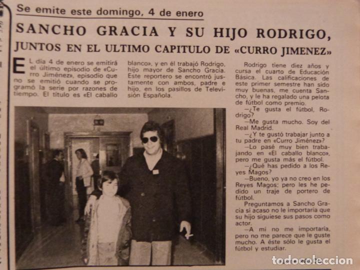 Coleccionismo de Revistas y Peri&oacute;dicos: RECORTE CLIPPING DE SANCHO GRACIA REVISTA SEMANA N&ordm; 2134 PAG. 67 L12