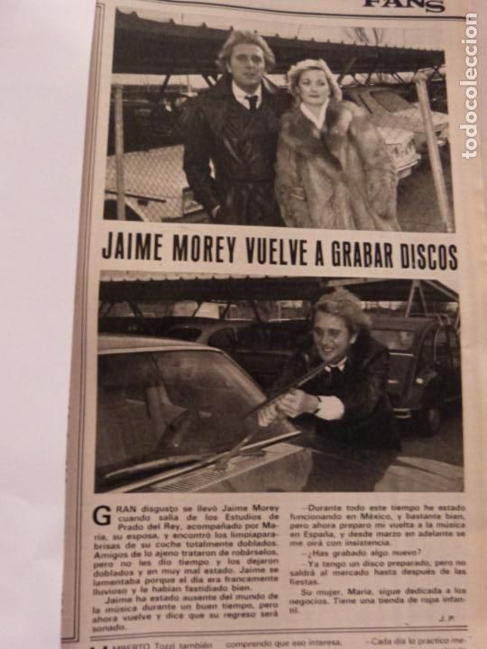 Coleccionismo de Revistas y Peri&oacute;dicos: RECORTE CLIPPING DE JAIME MOREY REVISTA SEMANA N&ordm; 2134 PAG. 65 L12