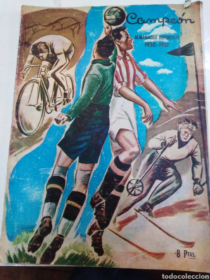 Coleccionismo de Revistas y Peri&oacute;dicos: CAMPE&Oacute;N-ALMANAQUE DEPORTIVO 1950/51,ILUSTRADO