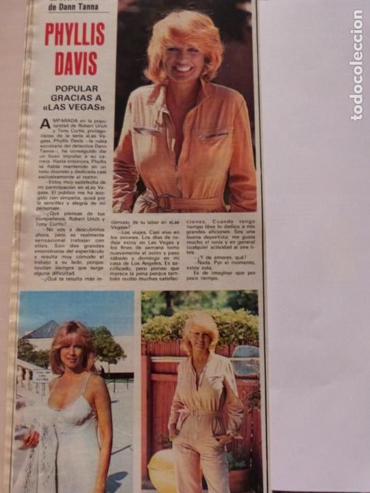 Coleccionismo de Revistas y Peri&oacute;dicos: RECORTE CLIPPING DE PHYLLIS DAVIS REVISTA SEMANA N&ordm; 2134 PAG. 52 L12