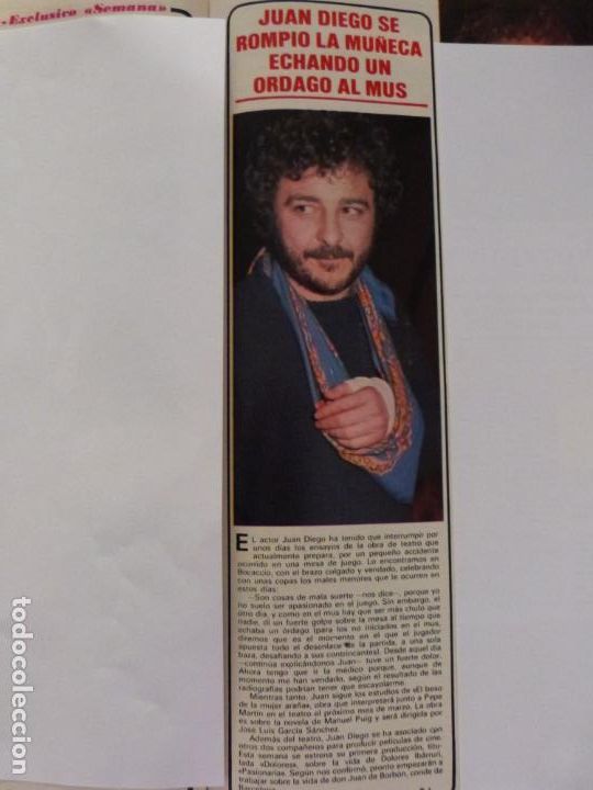 Coleccionismo de Revistas y Peri&oacute;dicos: RECORTE CLIPPING DE JUAN DIEGO REVISTA SEMANA N&ordm; 2138 PAG. 45 L12