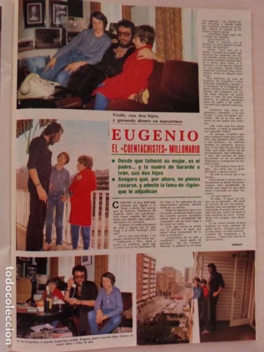 Coleccionismo de Revistas y Peri&oacute;dicos: RECORTE CLIPPING DE EUGENIO HUMORISTA REVISTA SEMANA N&ordm; 2138 PAG. 43 L12