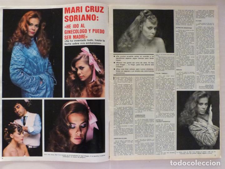 Coleccionismo de Revistas y Peri&oacute;dicos: RECORTE CLIPPING DE MARI CRUZ SORIANO REVISTA SEMANA N&ordm; 2138 PAG. 4 Y 5 L12