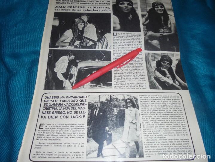 Coleccionismo de revistas y peri&oacute;dicos: RECORTE : JOAN COLLINS, EN MARBELLA. . SEMANA, AGOSTO 1970 (#)