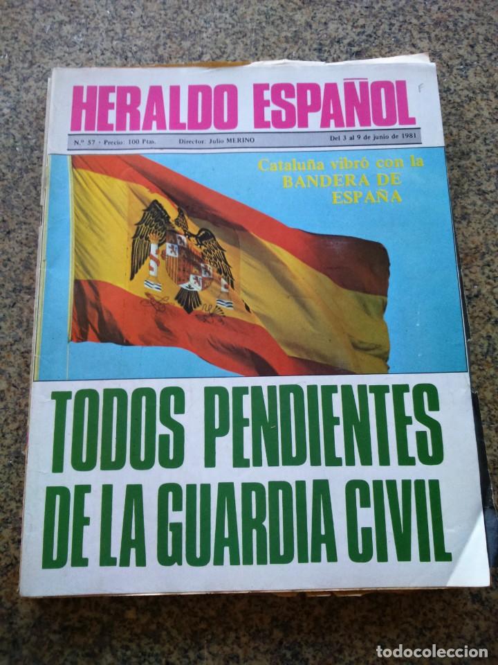 Collection Magazines and Newspapers: HERALDO ESPA&Ntilde;OL -- N&ordm; 57 -- JUNIO 1981 -- TODOS PENDIENTES DE LA GUARDIA CIVIL --