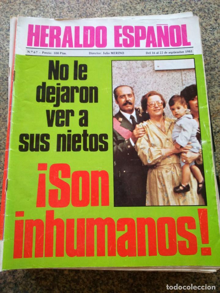 Collection Magazines and Newspapers: HERALDO ESPA&Ntilde;OL -- N&ordm; 67 -- SEPTIEMBRE 1981 -- SON INHUMANOS --