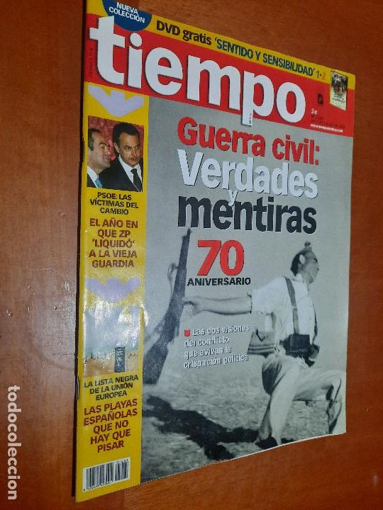 Collezionismo di Riviste e Giornali: TIEMPO 1264. REVISTA. GRAPA. GUERRA CIVIL: VERDADES Y MENTIRAS. BUEN ESTADO. DIFICIL DE CONSEGUIR. C