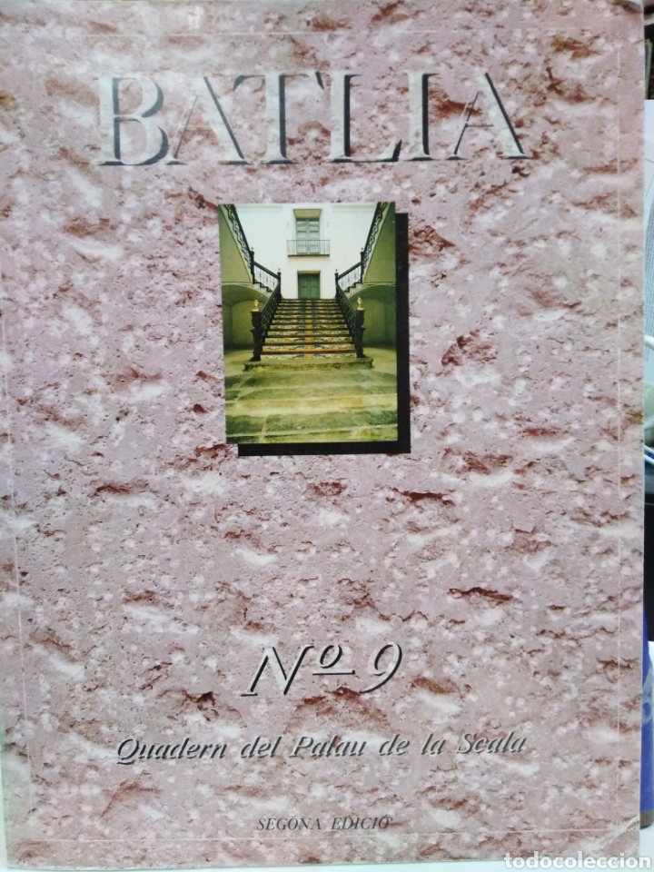 Collectionnisme de Revues et Journaux: BATLIA-N&deg;9-SUMARI-QUADERNS DEL PALAU DE LA SCALA/2&deg;EDICION A&Ntilde;OS 80