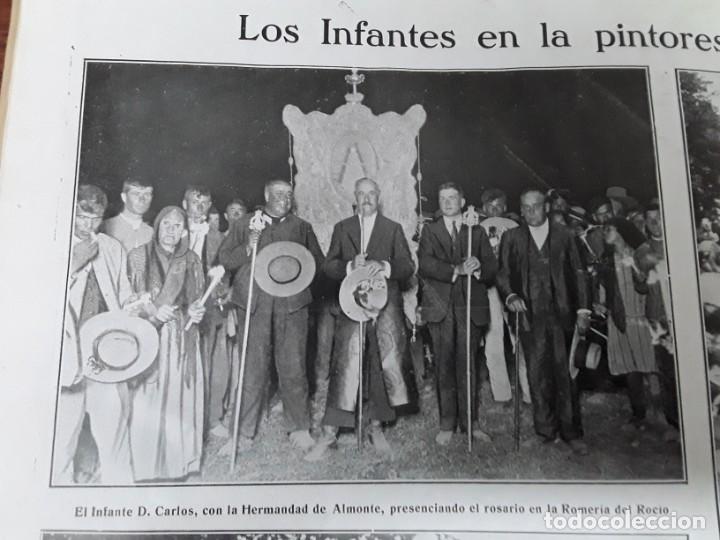 Colecionismo de Revistas e Jornais: LOS INFANTES EN LA PINTORESCA ROMERIA DEL ROCIO TRIANA BENAOJAN GUERRITA MARMOLEJO JUA BELMONTE 1924