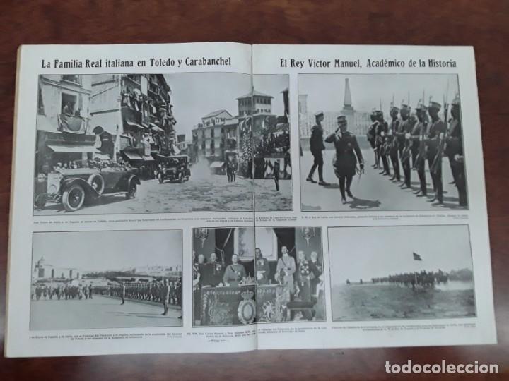 Coleccionismo de revistas y peri&oacute;dicos: VISITA REYES ITALIA TOLEDO CARABANCHEL BARCELONA ACCIDENTE HIDROAVION CONSEJO NAVARRO BERENGUE GRAO