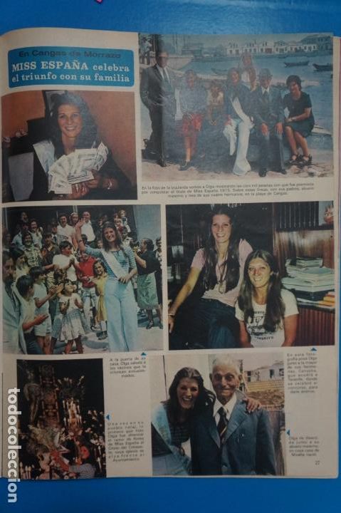 Coleccionismo de Revistas y Peri&oacute;dicos: RECORTE CLIPPING DE OLGA FERNANDEZ MISS ESPA&Ntilde;A 1975 REVISTA SEMANA N&ordm; 1857 PAG. 27 AL 29 L13