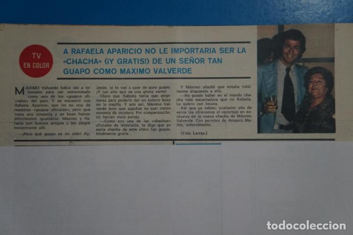 Coleccionismo de Revistas y Peri&oacute;dicos: RECORTE CLIPPING DE RAPHAELA APARICIO REVISTA SEMANA N&ordm; 1858 PAG. 57 L13