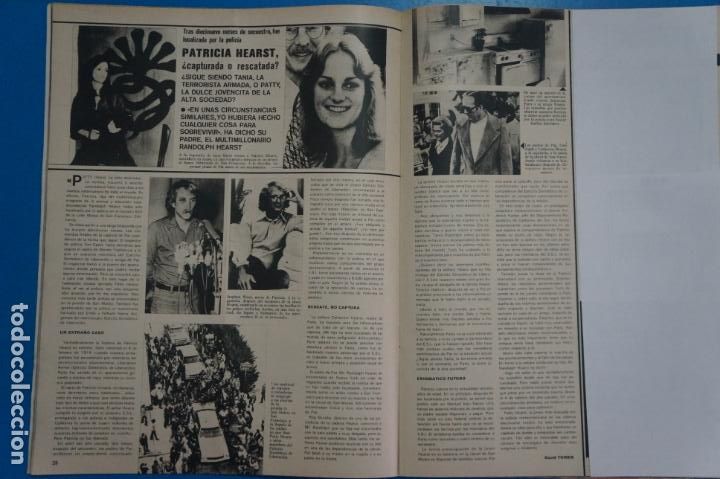 Colecionismo de Revistas e Jornais: RECORTE CLIPPING DE PATRICIA HEARST REVISTA SEMANA N&ordm; 1859 PAG. 28 Y 29 L13