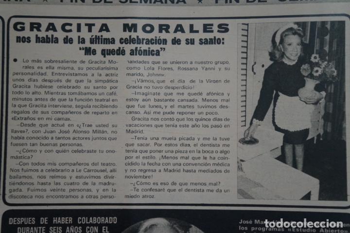 Coleccionismo de Revistas y Peri&oacute;dicos: RECORTE CLIPPING DE GRACITA MORALES REVISTA SEMANA N&ordm; 1859 PAG. 56 L13