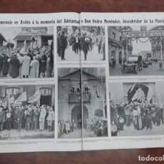 Coleccionismo de Revistas y Periódicos: AVILES PEDRO MENENDEZ DESCUBRIDOR LA FLORIDA SOROLLA NIÑAS DESAPARECIDAS MADRID VIGO RIA AROSA 1924