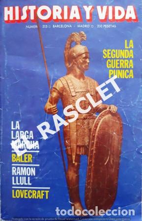 Sammeln von Zeitschriften und Zeitungen: REVISTA HISTORIA DE LA VIDA - N&ordm; 205 - ABRIL 1985 -