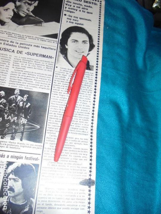 Coleccionismo de revistas y peri&oacute;dicos: RECORTE : CAMILO SESTO, SIN NOVIA. SEMANA, FEBRERO 1979 (#)