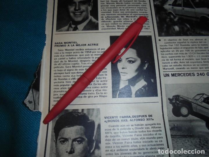 Coleccionismo de revistas y peri&oacute;dicos: RECORTE : SARA MONTIEL, PREMIO A LA MEJOR ACTRIZ. SEMANA, FEBRERO 1979 (#)