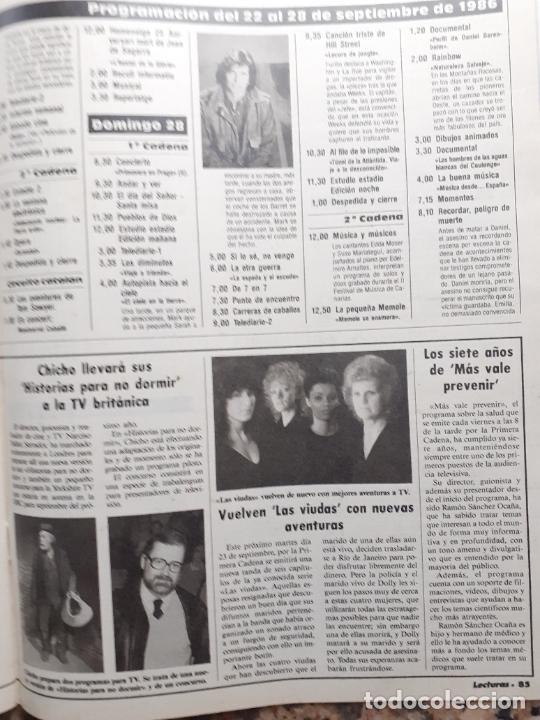 Coleccionismo de Revistas y Peri&oacute;dicos: CHICHO IBA&Ntilde;EZ SERRADOR un dos tres 1 2 3 LAS VIUDAS MICHAEL LANDON AUTOPISTA HACIA EL CIELO