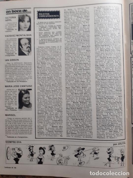 Coleccionismo de revistas y peri&oacute;dicos: VAZQUEZ MONTALBAN VICTORIA ABRIL MARIA JOSE CANTUDO