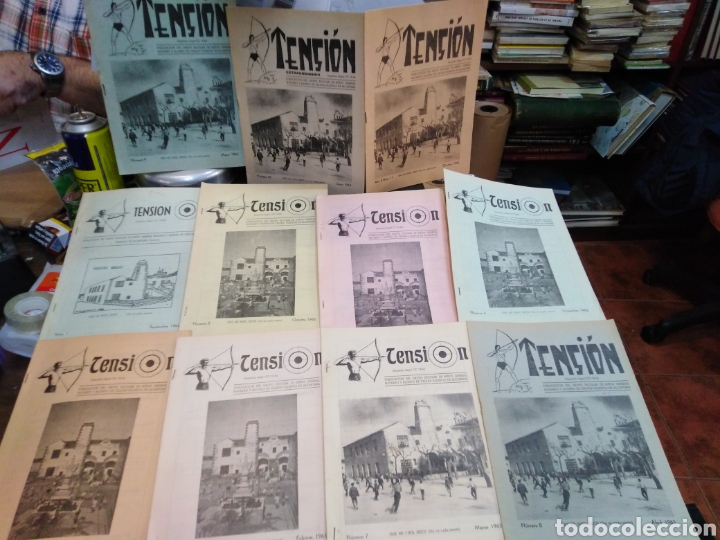 Collection Magazines and Newspapers: LOTE REVISTAS TENSION-DEL N&deg;1 AL 11-GRUPO ESCOLAR NI&Ntilde;OS GENERAL NAVARRO Y CELADA-1963/62,VALENCIA AL