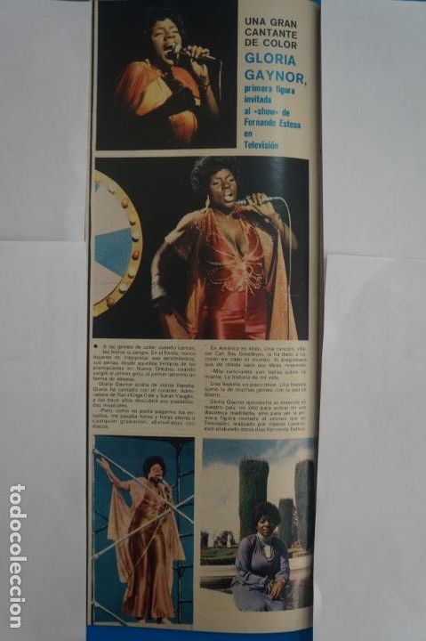 Coleccionismo de Revistas y Peri&oacute;dicos: RECORTE CLIPPING DE GLORIA GAYNOR REVISTA SEMANA N&ordm; 1862 PAG. 48 L15
