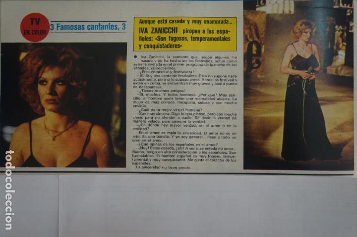 Coleccionismo de Revistas y Peri&oacute;dicos: RECORTE CLIPPING DE IVA ZANICHI REVISTA SEMANA N&ordm; 1835 PAG. 78 L15