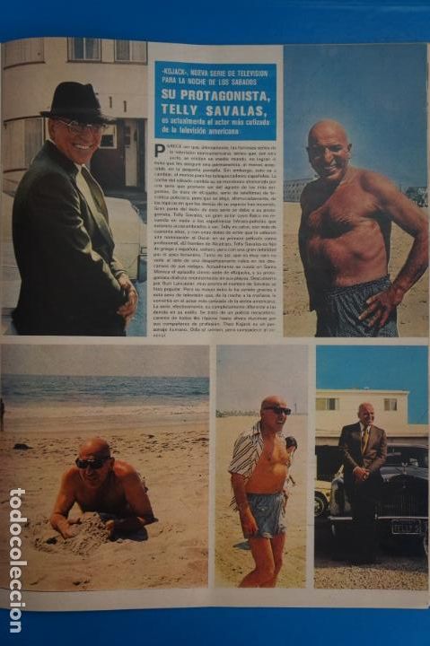 Coleccionismo de Revistas y Peri&oacute;dicos: RECORTE CLIPPING DE TELLY SAVALAS REVISTA SEMANA N&ordm; 1835 PAG. 55 L15