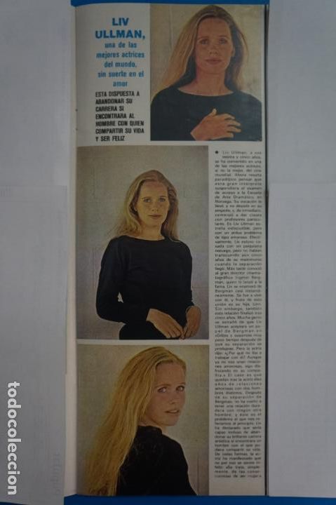 Coleccionismo de Revistas y Peri&oacute;dicos: RECORTE CLIPPING DE LIV ULLMAN REVISTA SEMANA N&ordm; 1835 PAG. 41 L15