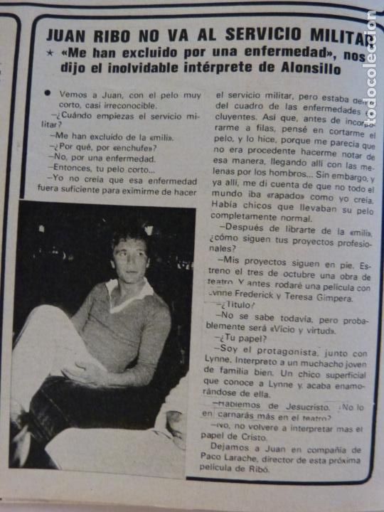 Coleccionismo de Revistas y Peri&oacute;dicos: RECORTE CLIPPING DE JUAN RIBO REVISTA SEMANA N&ordm; 1853 PAG. 44 L14