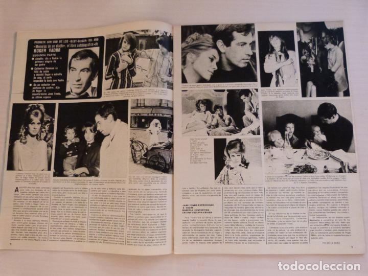 Coleccionismo de Revistas y Peri&oacute;dicos: RECORTE CLIPPING DE ROGER VADIM REVISTA SEMANA N&ordm; 1853 PAG. 4 Y 5 L14