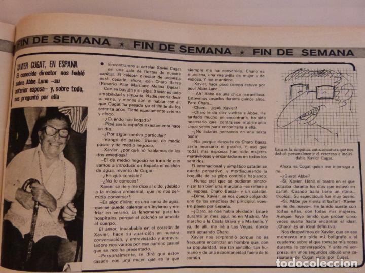 Coleccionismo de Revistas y Peri&oacute;dicos: RECORTE CLIPPING DE XAVIER CUGAT REVISTA SEMANA N&ordm; 1852 PAG. 57 L14