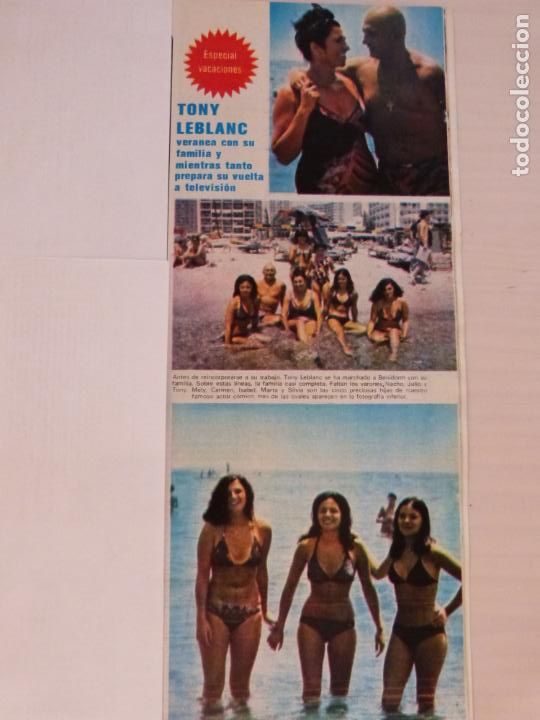 Coleccionismo de Revistas y Peri&oacute;dicos: RECORTE CLIPPING DE TONY LEBLANC REVISTA SEMANA N&ordm; 1851 PAG. 47 Y 48 L14