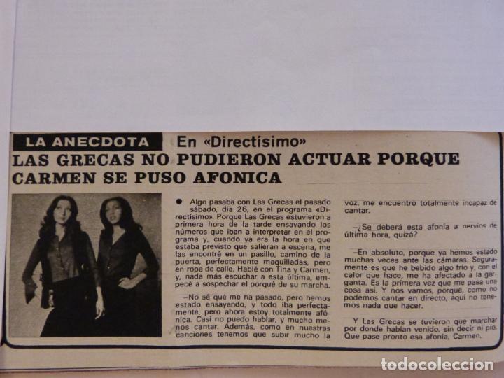 Coleccionismo de Revistas y Peri&oacute;dicos: RECORTE CLIPPING DE LAS GRECAS REVISTA SEMANA N&ordm; 1851 PAG. 40 L14