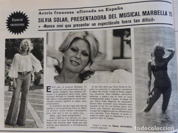 Coleccionismo de Revistas y Peri&oacute;dicos: RECORTE CLIPPING DE SILVIA SOLAR REVISTA SEMANA N&ordm; 1851 PAG. 12 L14