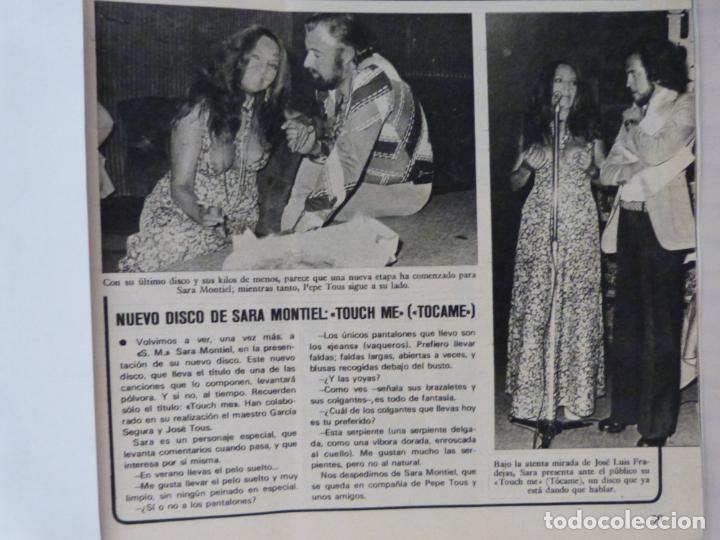 Coleccionismo de Revistas y Peri&oacute;dicos: RECORTE CLIPPING DE SARA MONTIEL REVISTA SEMANA N&ordm; 1850 PAG. 59 L14