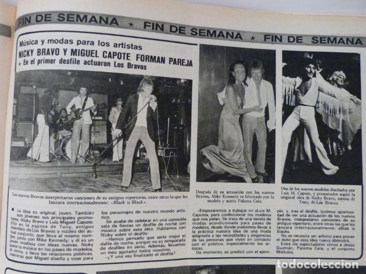 Coleccionismo de Revistas y Peri&oacute;dicos: RECORTE CLIPPING DE NICKY BRAVO Y MIGUEL CAPOTE REVISTA SEMANA N&ordm; 1850 PAG. 59 L14