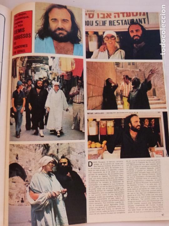 Coleccionismo de Revistas y Peri&oacute;dicos: RECORTE CLIPPING DE DEMIS ROUSSOS REVISTA SEMANA N&ordm; 1850 PAG. 47 L14