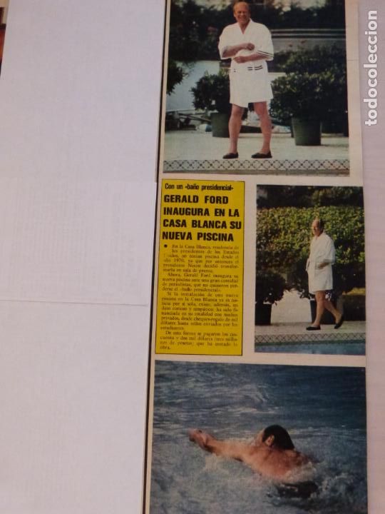 Coleccionismo de Revistas y Peri&oacute;dicos: RECORTE CLIPPING DE GERALD FORD REVISTA SEMANA N&ordm; 1850 PAG. 31 L14