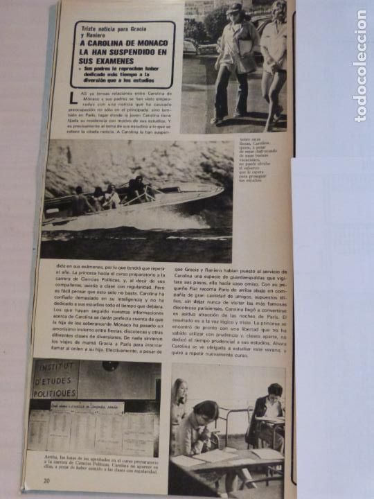 Coleccionismo de Revistas y Peri&oacute;dicos: RECORTE CLIPPING DE CAROLINA DE MONACO REVISTA SEMANA N&ordm; 1850 PAG. 20 L14