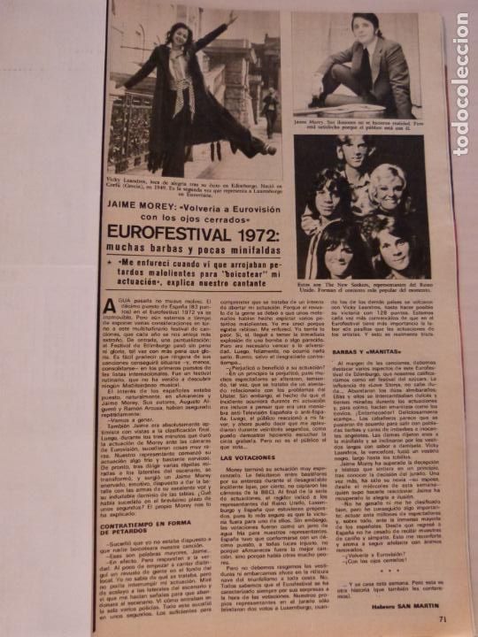 Coleccionismo de Revistas y Peri&oacute;dicos: RECORTE CLIPPING DE JAIME MOREY REVISTA SEMANA N&ordm; 1677 PAG. 71 L14