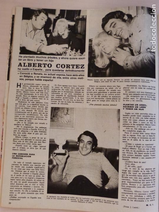 Coleccionismo de Revistas y Peri&oacute;dicos: RECORTE CLIPPING DE ALBERTO CORTEZ REVISTA SEMANA N&ordm; 1677 PAG. 20 L14