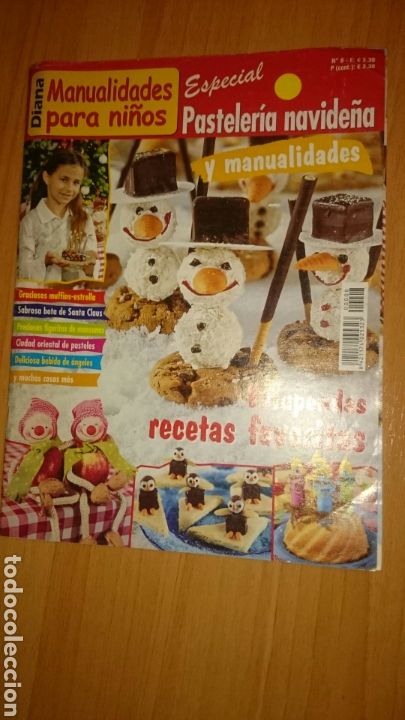 Collectionnisme de Revues et Journaux: Revista Diana Manualidades para ni&ntilde;os, Especial pasteleria navide&ntilde;a y manualidades